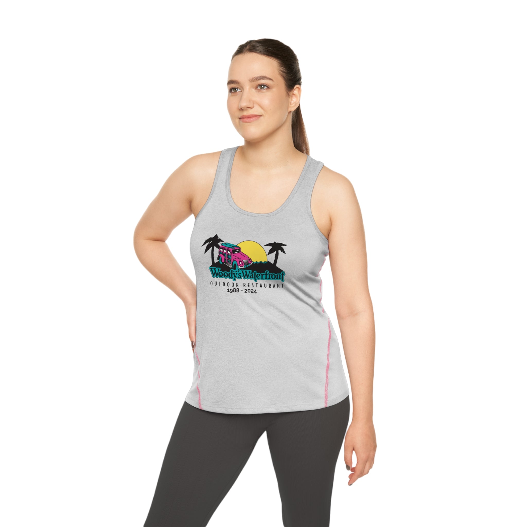 Women's Racerback Sports Top - Old School Logo