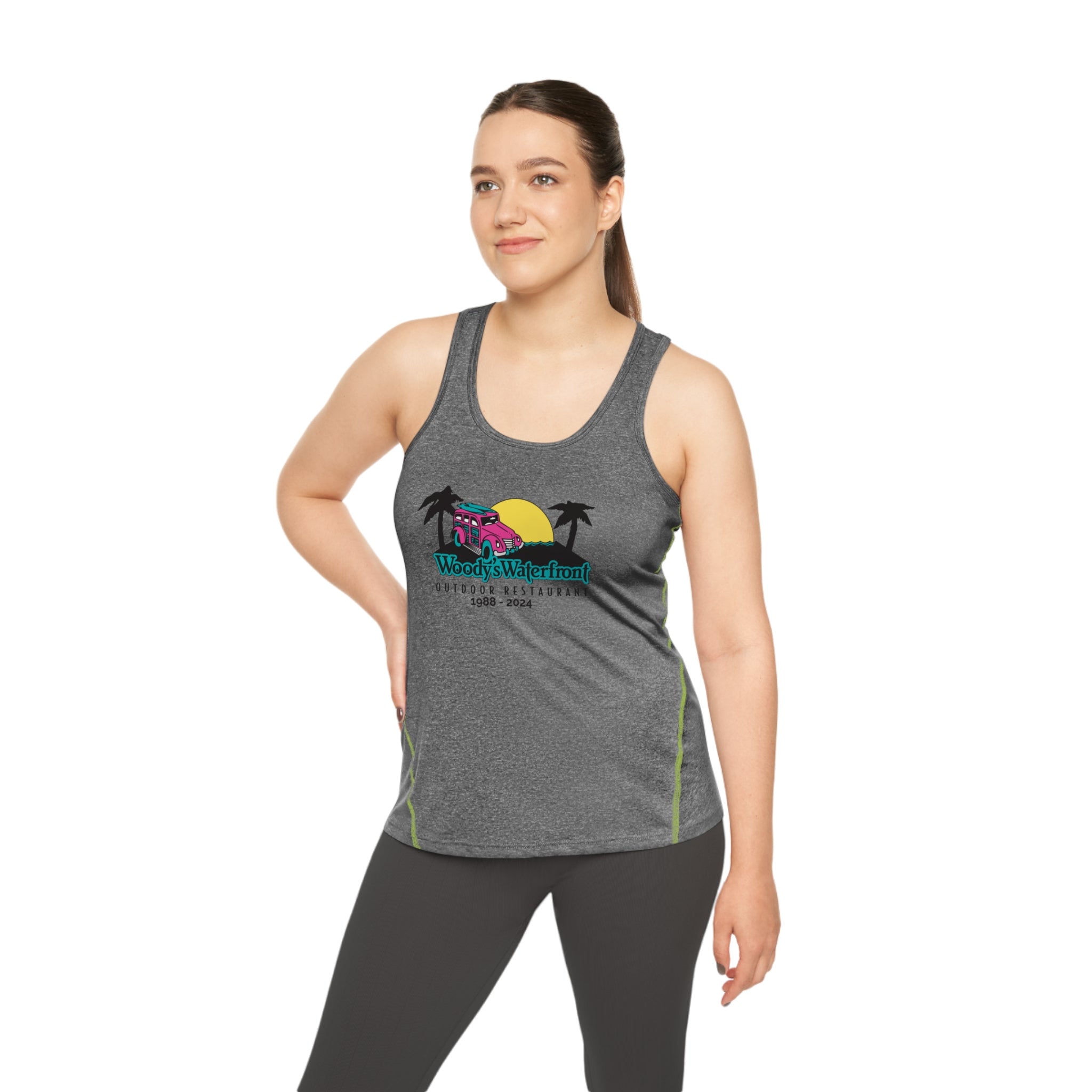 Women's Racerback Sports Top - Old School Logo