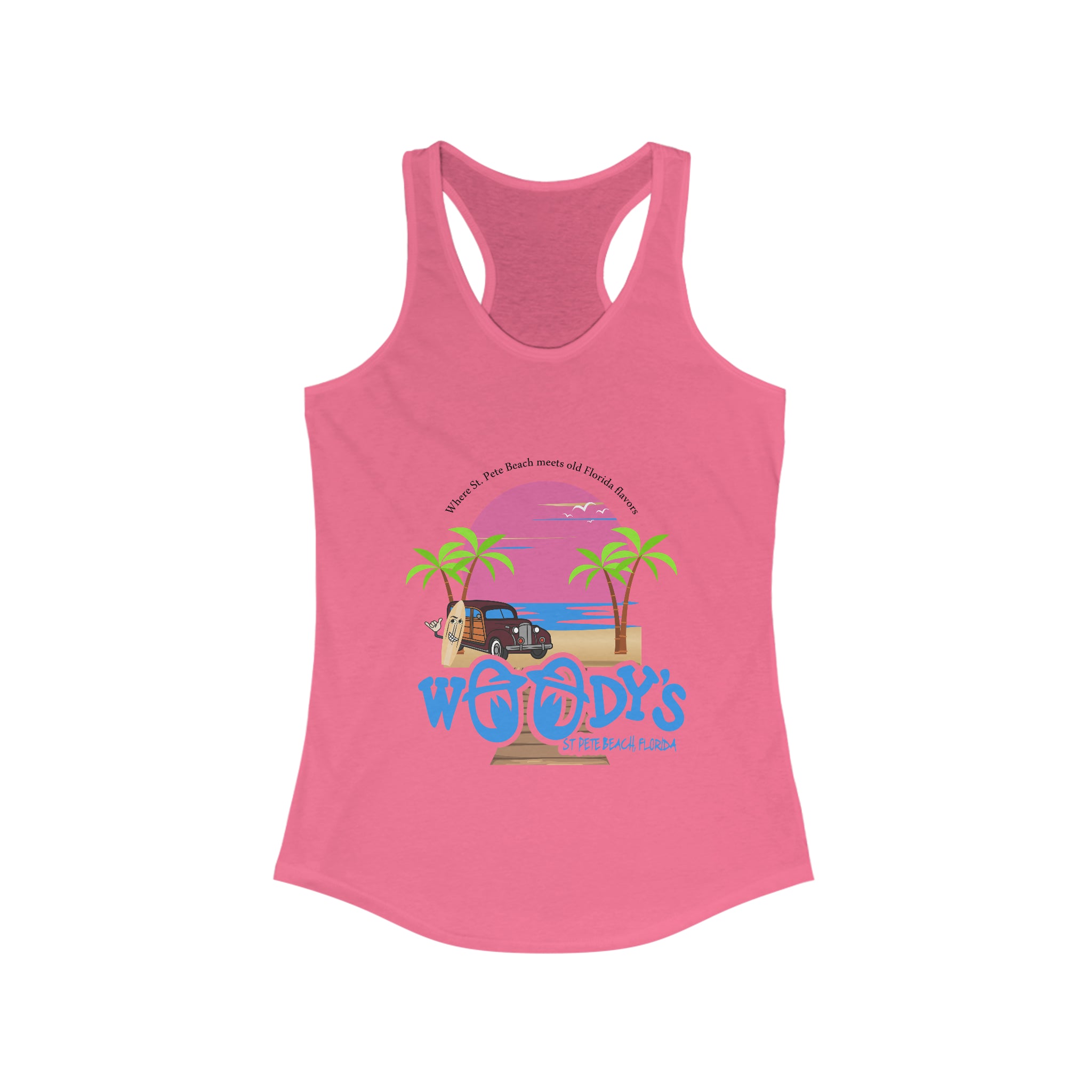 Women's Ideal Racerback Tank - Taste of Old Florida