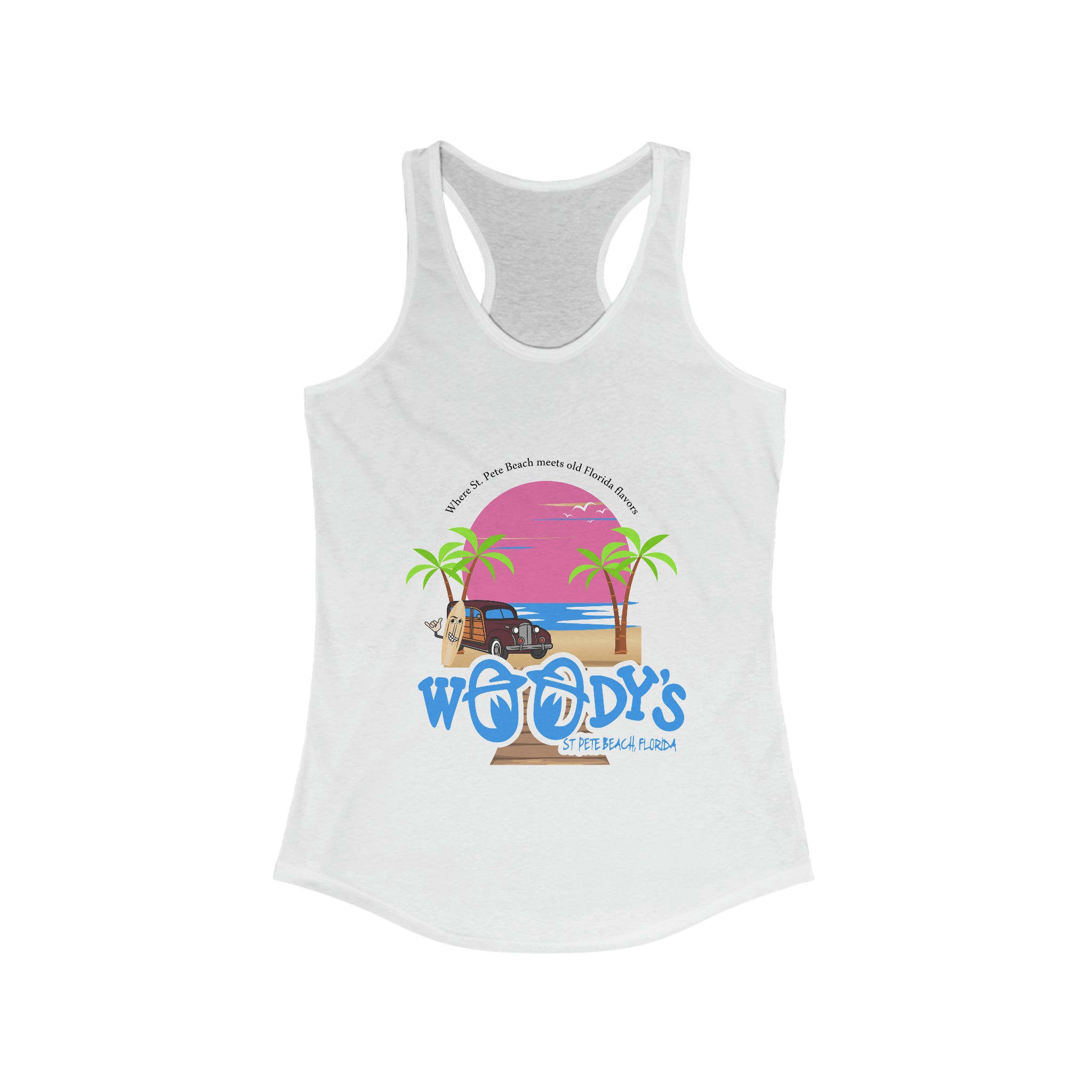 Women's Ideal Racerback Tank - Taste of Old Florida