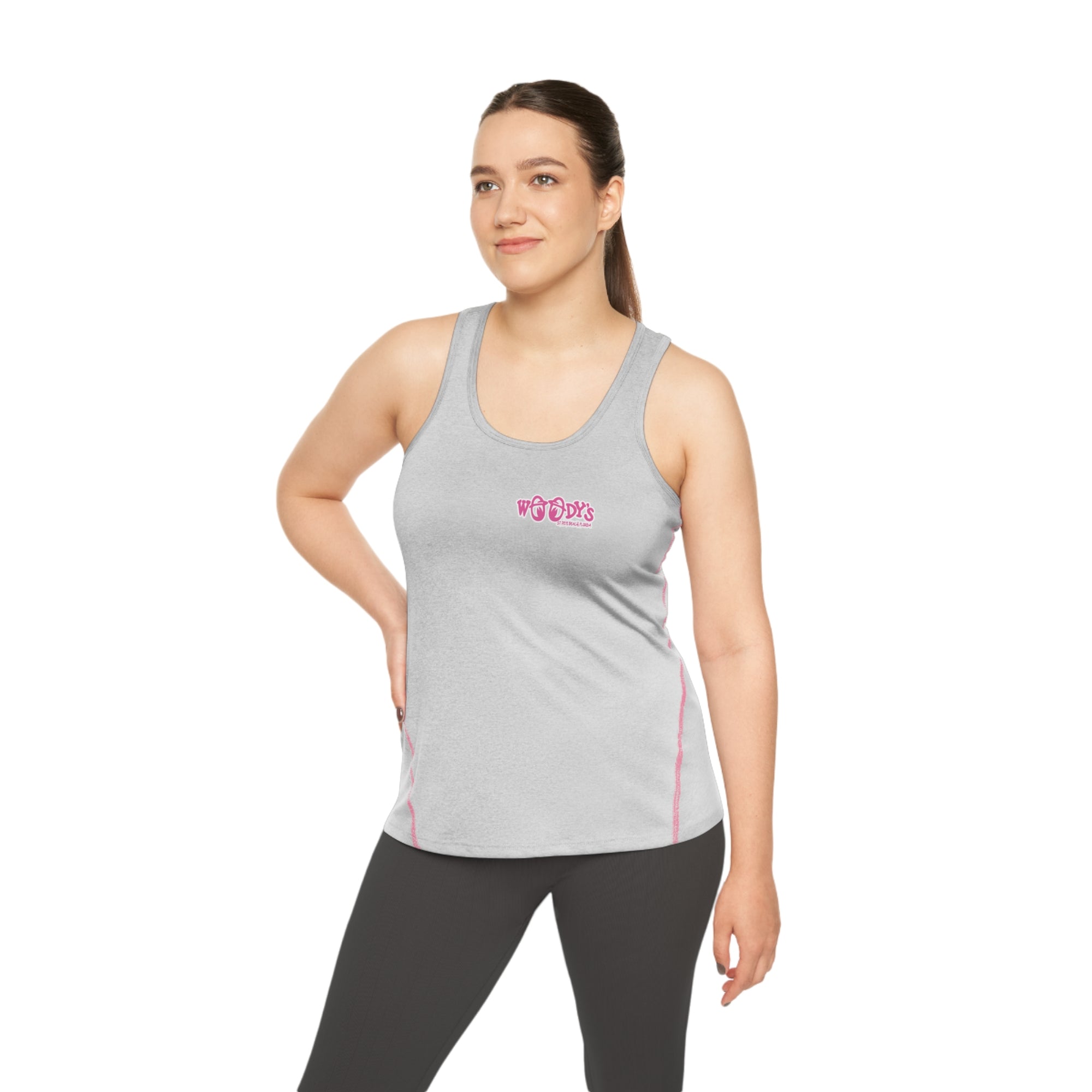 Women's Racerback Sports Top - Eyes Logo